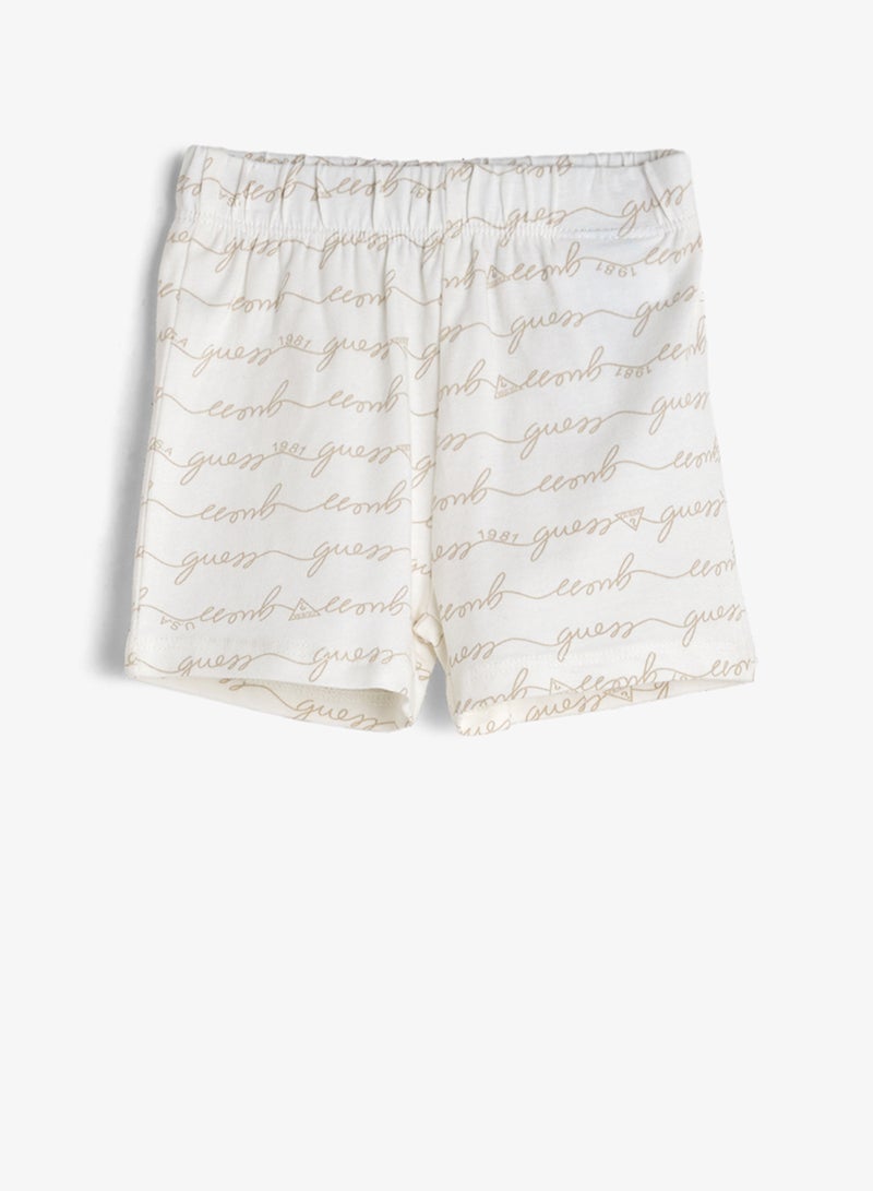 GUESS Infant 2 Pack Of Bodysuit and Shorts Set - Image 4