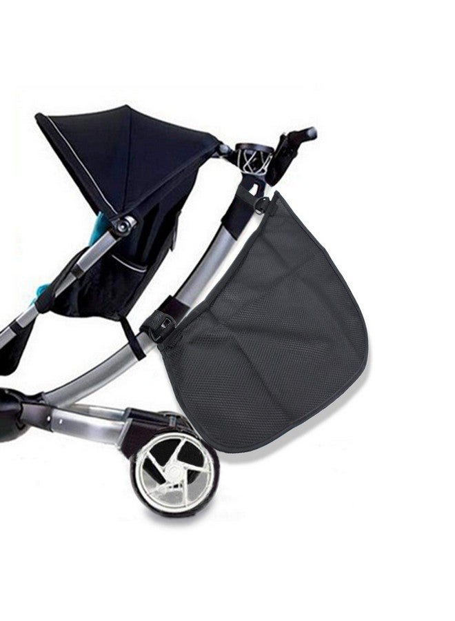 Dogxiong 2 Pack Universal Side Sling Stroller Mesh Cargo Net and Organizer, Extra Stroller Storage Space, Non-Slip and Adjustable Straps - Image 2