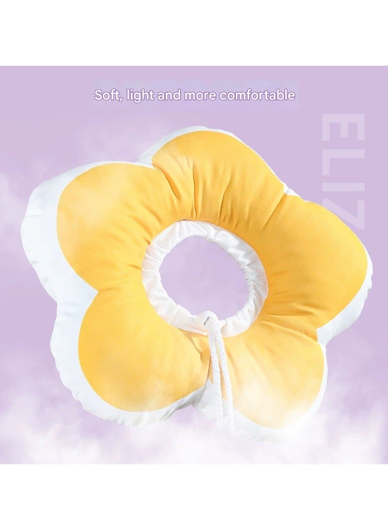 Goolsky Waterproof Flower-shaped Elizabethan Collar for Cats – Stylish Protective Grooming Recovery Tool - Image 2