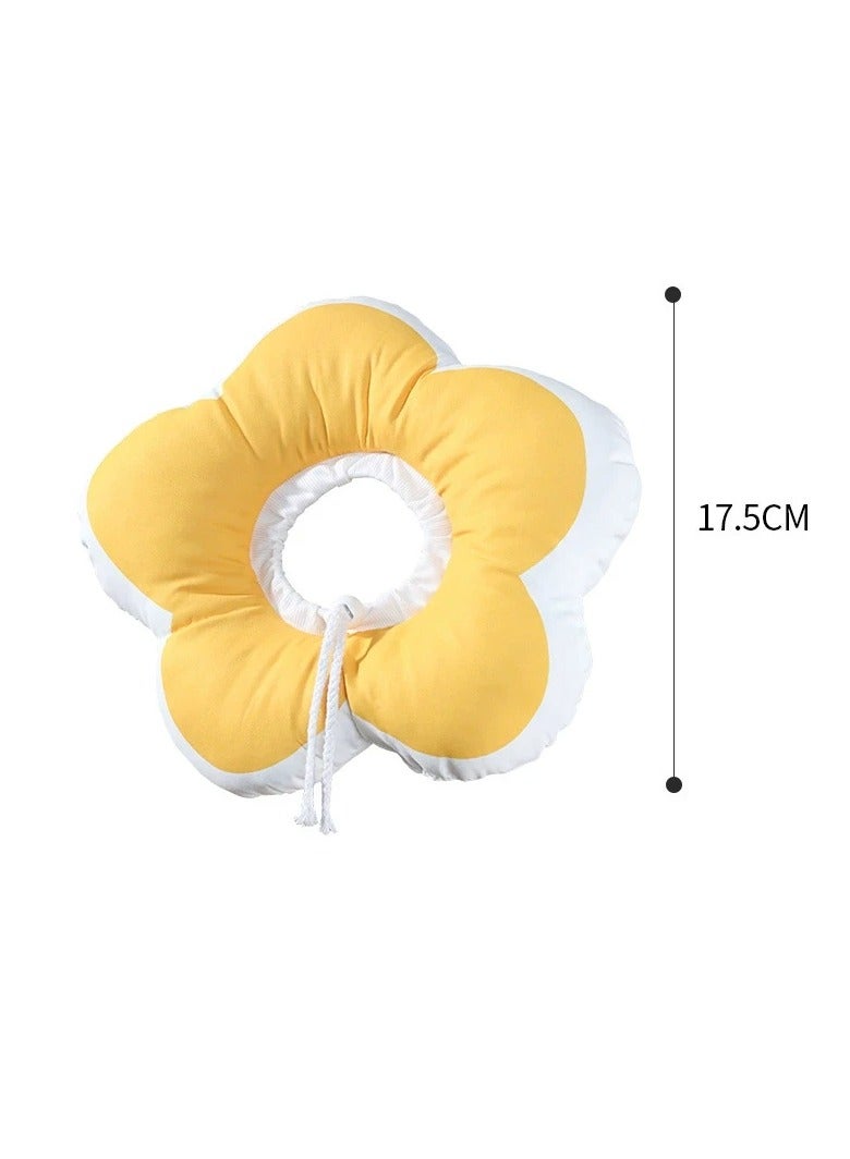 Goolsky Waterproof Flower-shaped Elizabethan Collar for Cats – Stylish Protective Grooming Recovery Tool - Image 3