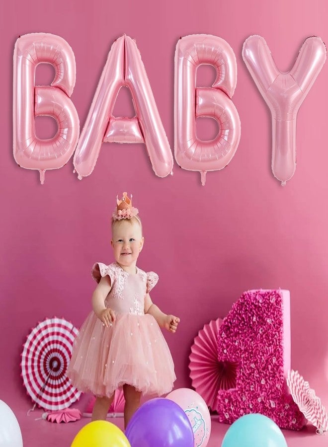 تونيفول بالونات تونيفول الكبيرة على شكل حرف A باللون الوردي مقاس 40 بوصة، بالونات مايلر عملاقة من رقائق الألومنيوم، مثالية لحفلات أعياد الميلاد، والذكرى السنوية، وحفلات استقبال المولود، وحفلات الزفاف، والديكورات. - Image 4