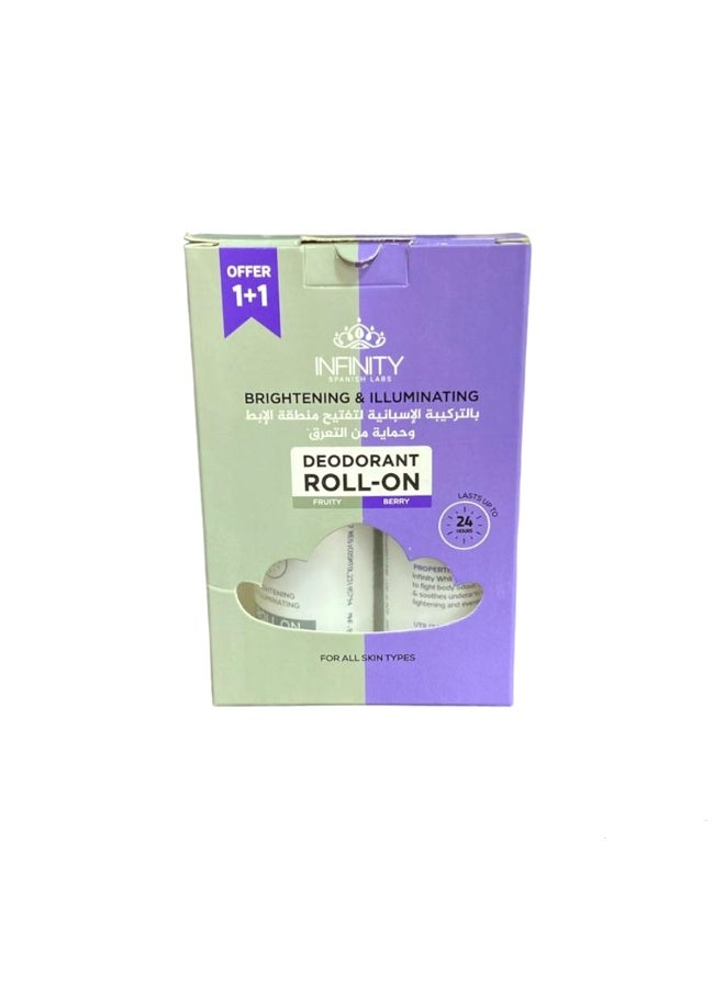 Infinity roll on offer 1+1 fruiyt+berry