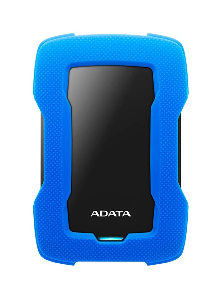 ADATA ADATA HD330 5TB USB 3.0، إطار خارجي صدمة ممتصة عالي السرعة، قرص صلب محمول رفيع إضافي مقاوم للماء، (5TB أزرق)  - Image 1