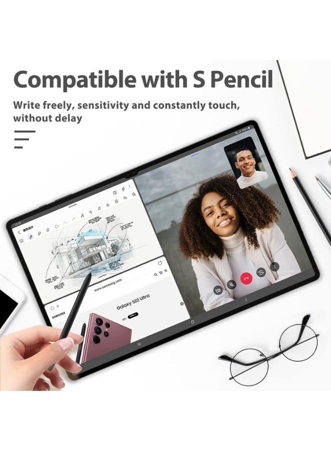 لاكوز غطاء حماية سيليكوني مع واقي شاشة لجهاز iPad (A16) الجيل الحادي عشر/العاشر (2025/2022)، غطاء خلفي ناعم مقاوم للصدمات وزجاج مقوى فائق الوضوح، لون بنفسجي - Image 4