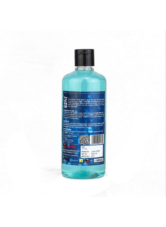 Jeehukm All Skin Types Daily Bath Body Wash For Men and Women With Vitamin E and Glycerin For Men and Women (Aqueous, 400ml) - Image 4