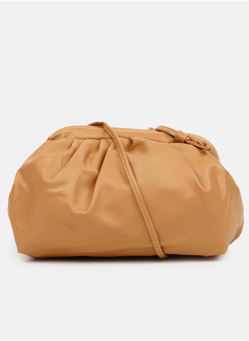 Haute Sauce - Warm-Hued Tan Brown Cross Body Bag - Image 1