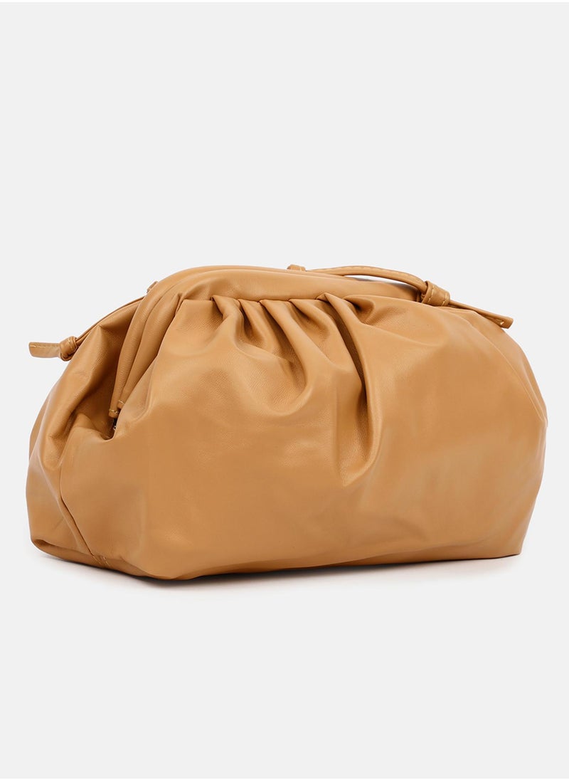Haute Sauce - Warm-Hued Tan Brown Cross Body Bag - Image 1
