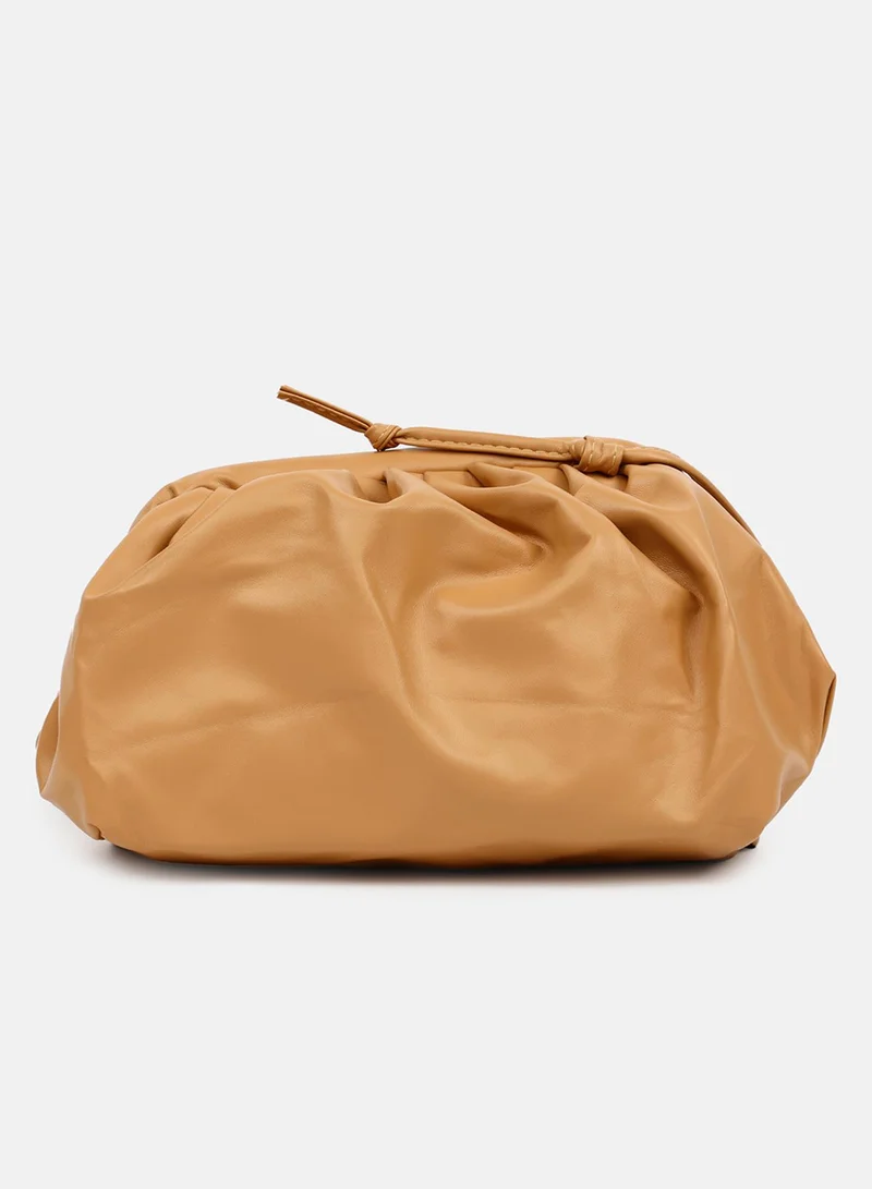Haute Sauce Warm-Hued Tan Brown Cross Body Bag