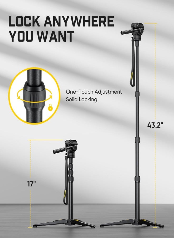 فانتيك حامل ثلاثي القوائم لمستوى الليزر Fanttik DT10 Pro، خفيف الوزن، وزن 2.2 رطل، رأس مرن بزاوية 360 درجة، لوحة فك سريعة مع حامل بخيط 1/4 بوصة - 20، لأدوات القياس - Image 5