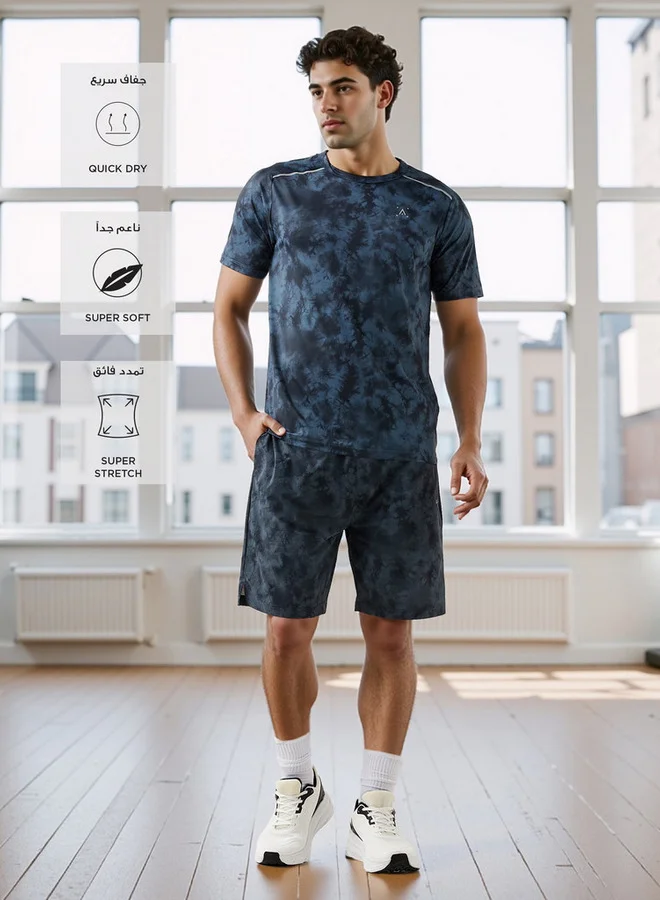 ادوت من سبلاش شورت بطبعات شاملة وخصر مطاطي