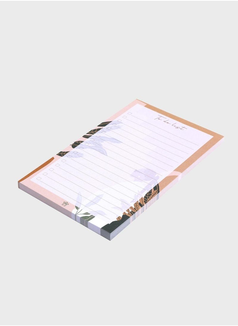 Prickly Pear Floral To-Do List Notepad - Image 2