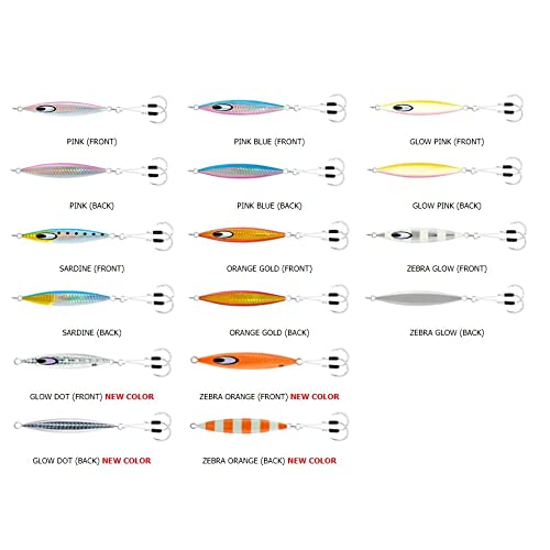 Daiwa Jig Saltwater SASK170G02 Saltiga SLK Metaljig 6oz 70 Assist Hooks Blue - Image 3
