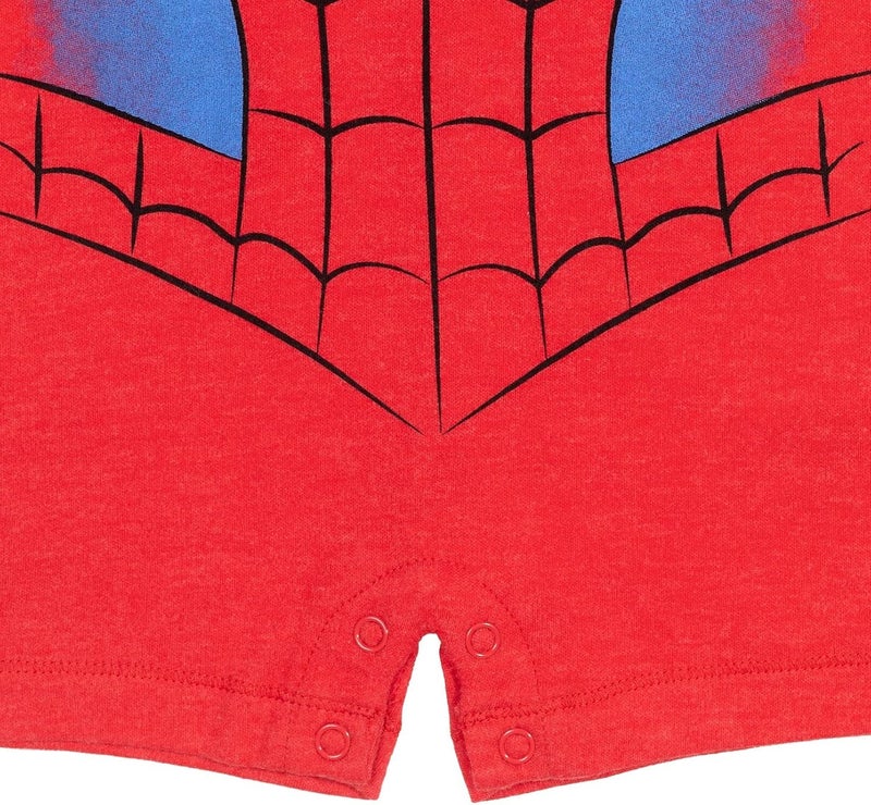 Marvel baby-boys Marvel Avengers Spider-man Captain America Hulk Miles Morales Cosplay Romper Newborn to Toddler one_piece_outfit - Image 5