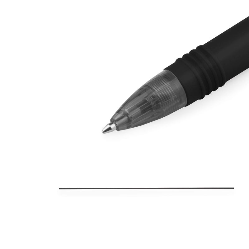 Zebra Z-Grip Smooth Mini Retractable Ballpoint Pens - 1.0mm - Black - Pack of 12 - Image 3