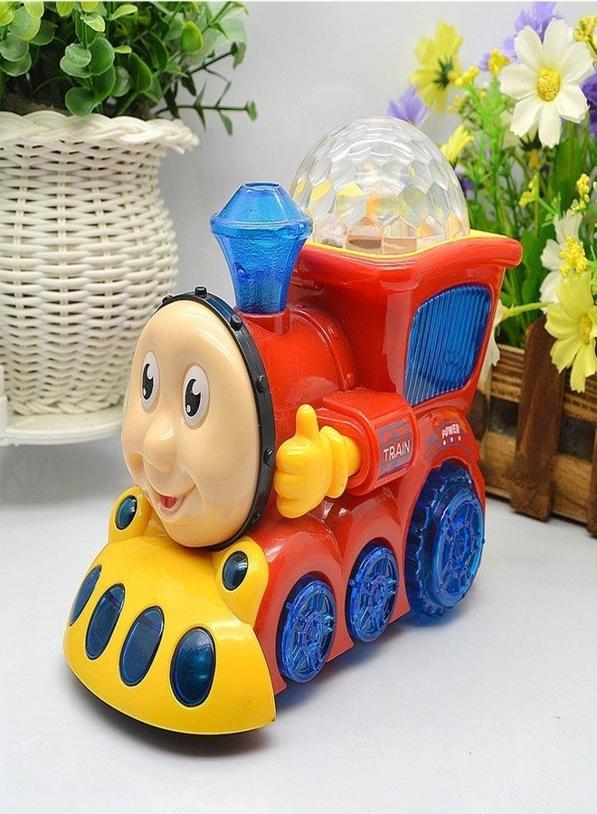 HEER Musical Engine Train Toy for Kids with 4D Light & Sound, Train Set Toys for Kids (Random Color) - Image 1