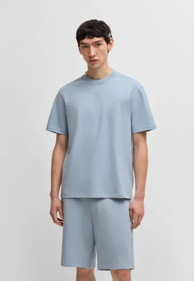 HUGO Relaxed-fit T-shirt in cotton with logo print