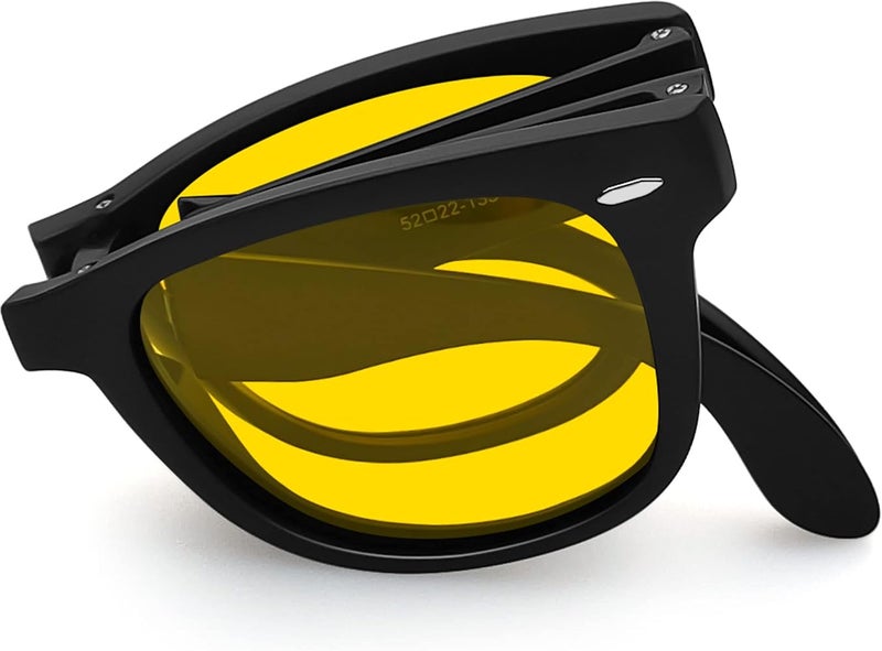 Joopin Square Folding Polarized Sunglasses for Mens Women UV400 Protection - Image 1