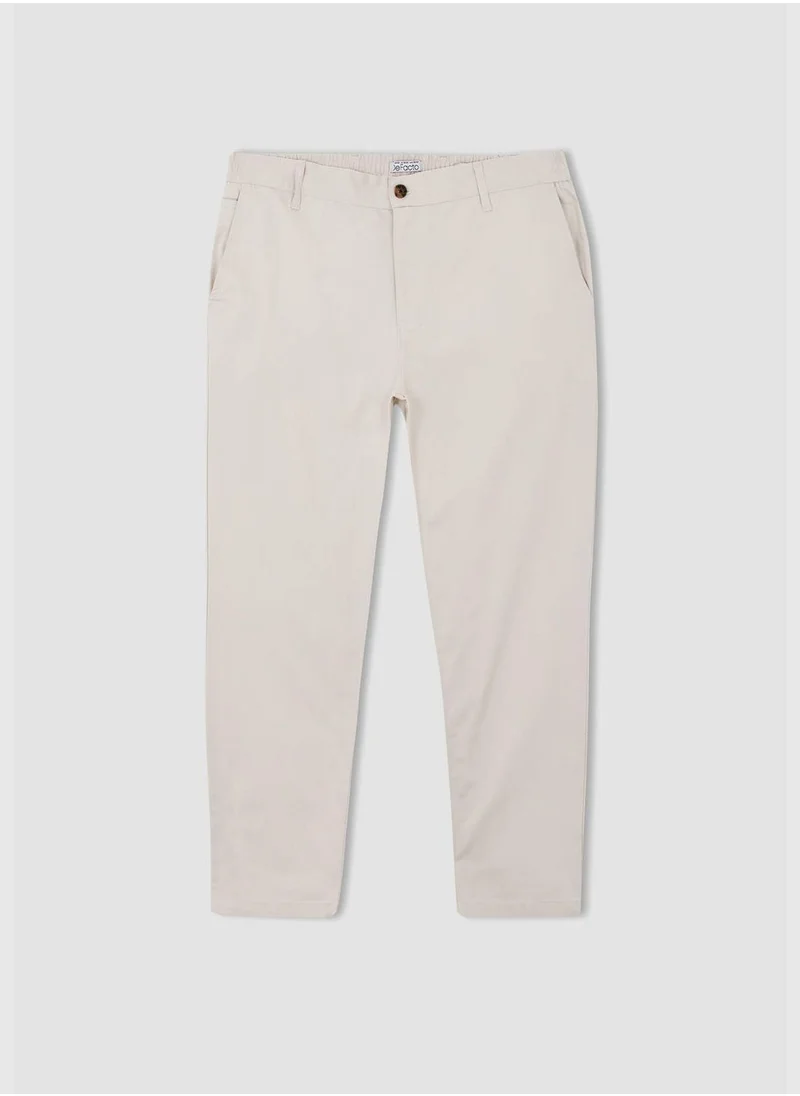 DeFacto Straight Fit Ankle Chinos