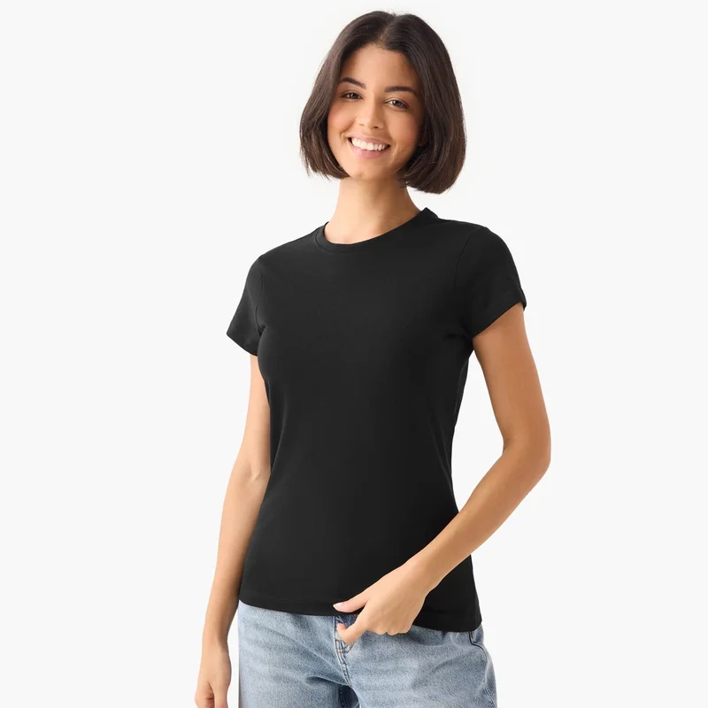 Splash FAV Set of 3 - Crew Neck T-shirt with Cap Sleeves