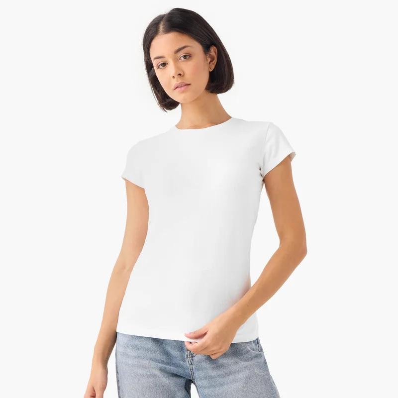 Splash FAV Set of 3 - Crew Neck T-shirt with Cap Sleeves