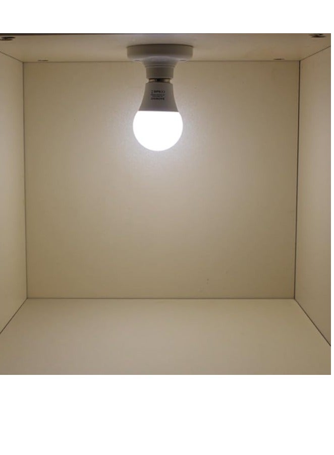 نوفيكس لمبات إضاءة LED تعمل بالاستشعار من الغسق إلى الفجر، 7 وات، 630 لومن، ضوء النهار الأبيض 6000 كلفن، ما يعادل 60 وات، تشغيل/إيقاف تلقائي، مناسبة للاستخدام في الممرات والساحات والشرفات والفناءات وإضاءة المرآب، قاعدة ES E27 240 فولت، عبوة من 3 قطع - Image 5