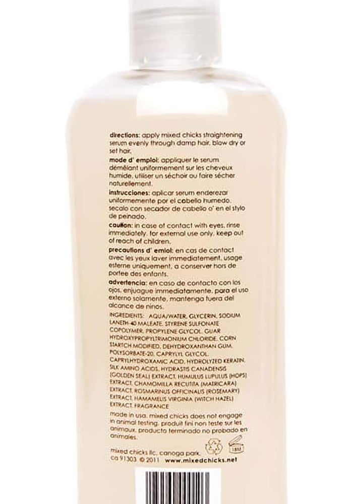 Mixed Chicks Straightening Serum - 4 oz Heat Protectant for Curly and Frizzy Hair - Image 3