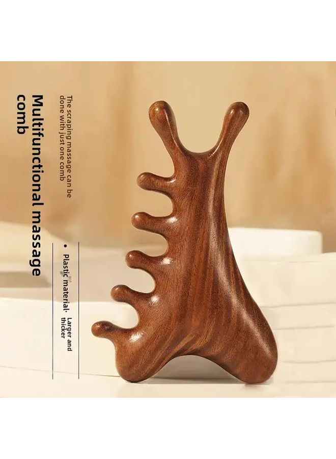 Multifunctional 4 In 1 Massage Comb For Scalp Eye Facial Acupressure Stress Relief - Image 1
