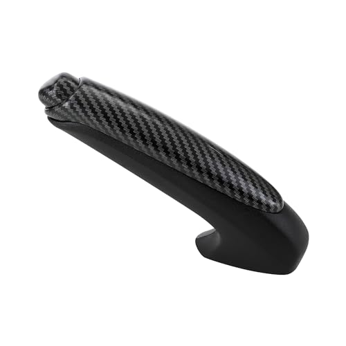 A.I.FORCE Emergency Brake Parking Handle Cover, 47115-SNA-A82ZA Car Handle Grip and Knob Set, Carbon Fiber Color Car Handbrake Cover Fits for Honda Civic 2006-2011 - Image 4