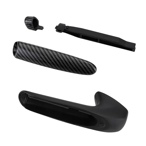 A.I.FORCE Emergency Brake Parking Handle Cover, 47115-SNA-A82ZA Car Handle Grip and Knob Set, Carbon Fiber Color Car Handbrake Cover Fits for Honda Civic 2006-2011 - Image 5