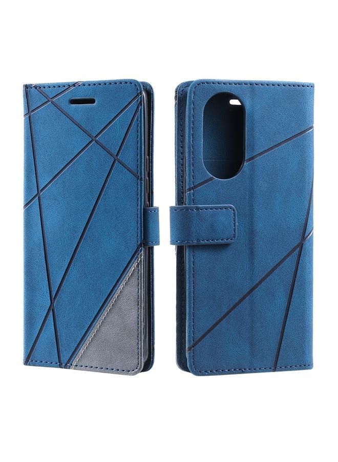 اس-توب جراب لهاتف OPPO A78 5G جراب هاتف جلدي متشابك بملمس الجلد - Image 2