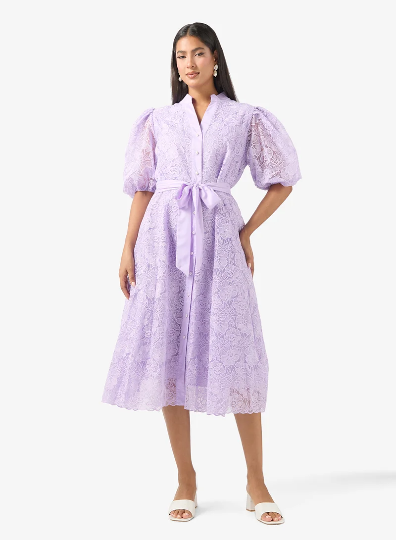 ELLA Lace Shift Dress