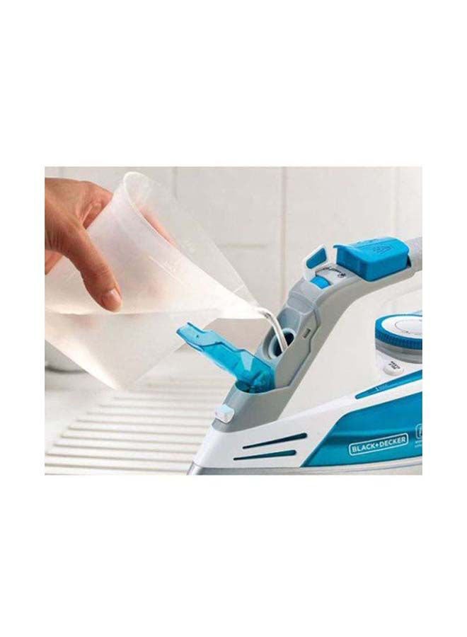 BLACK+DECKER Steam Iron 330 ml 2800 W X2800-B5 Blue/White/Grey - Image 2