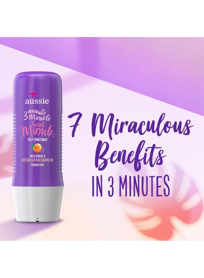 أوسي بلسم الشعر العميق المعجزة من 3 دقائق برائحة المشمش 236 مل