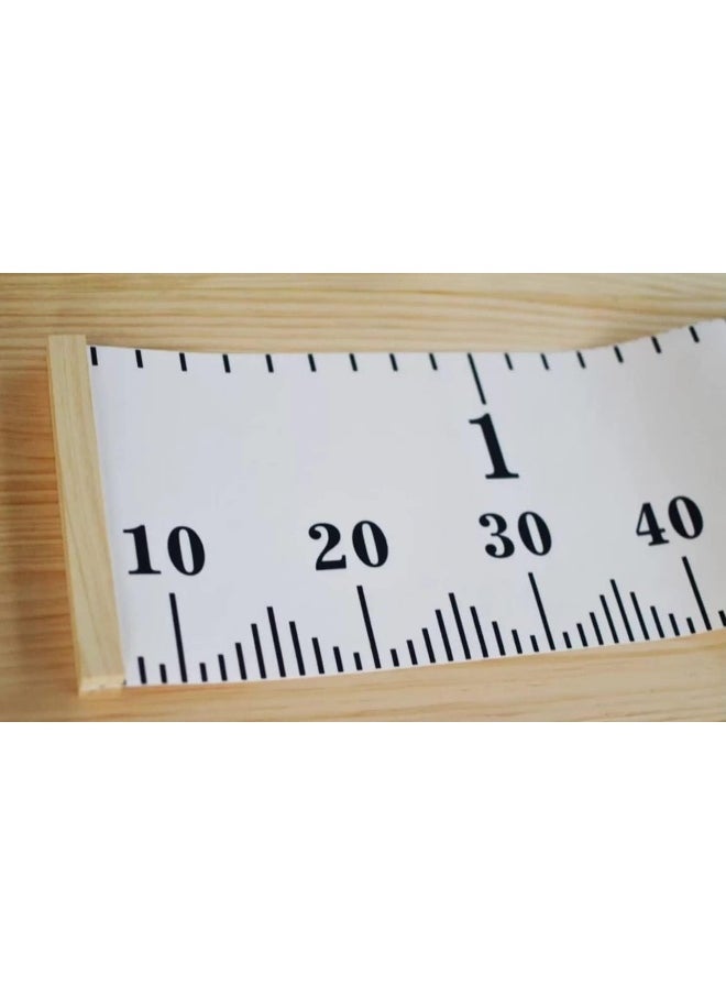 LoveNite Baby Growth Chart, Height Wall Chart for Kids, 79 x 7.9in Wooden Frame Canvas Measurement Hanging Ruler for Child’s Room Decoration  - Image 5
