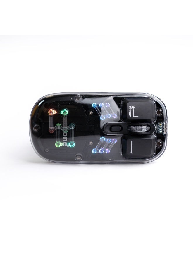 Arizone AM-02 Dual-Mode Bluetooth 5.0 & Wireless Ergonomic Mouse Multi Color - Image 1