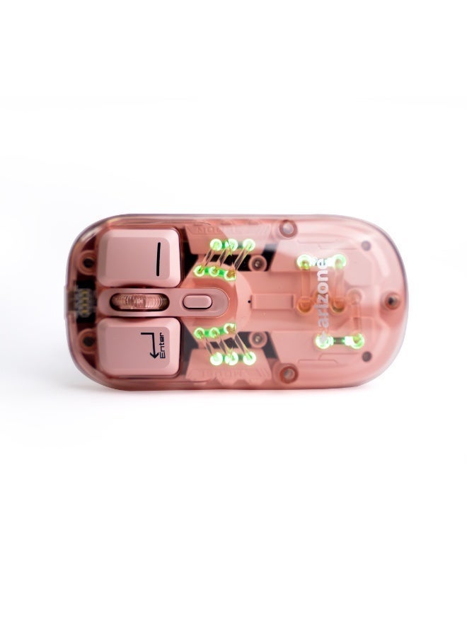 Arizone AM-02 Dual-Mode Bluetooth 5.0 & Wireless Ergonomic Mouse Multi Color - Image 4