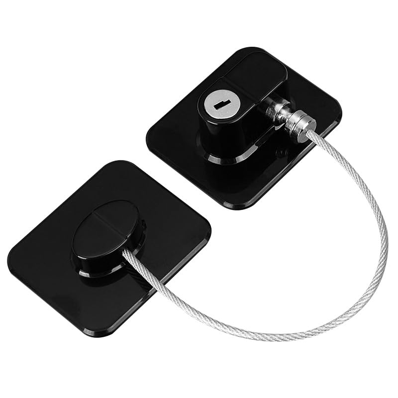 Child Combination Lock – Black Square, 70x70mm+19mm, 1 Piece, Resettable Password Lock for Locker