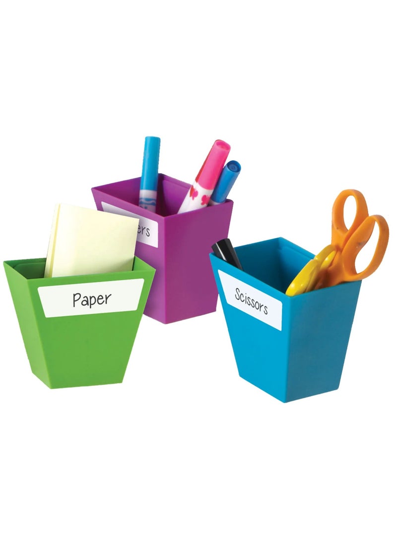 ليرننج ريسورسز صناديق تخزين مغناطيسية لإنشاء مساحة (مجموعة من 4) - Image 4