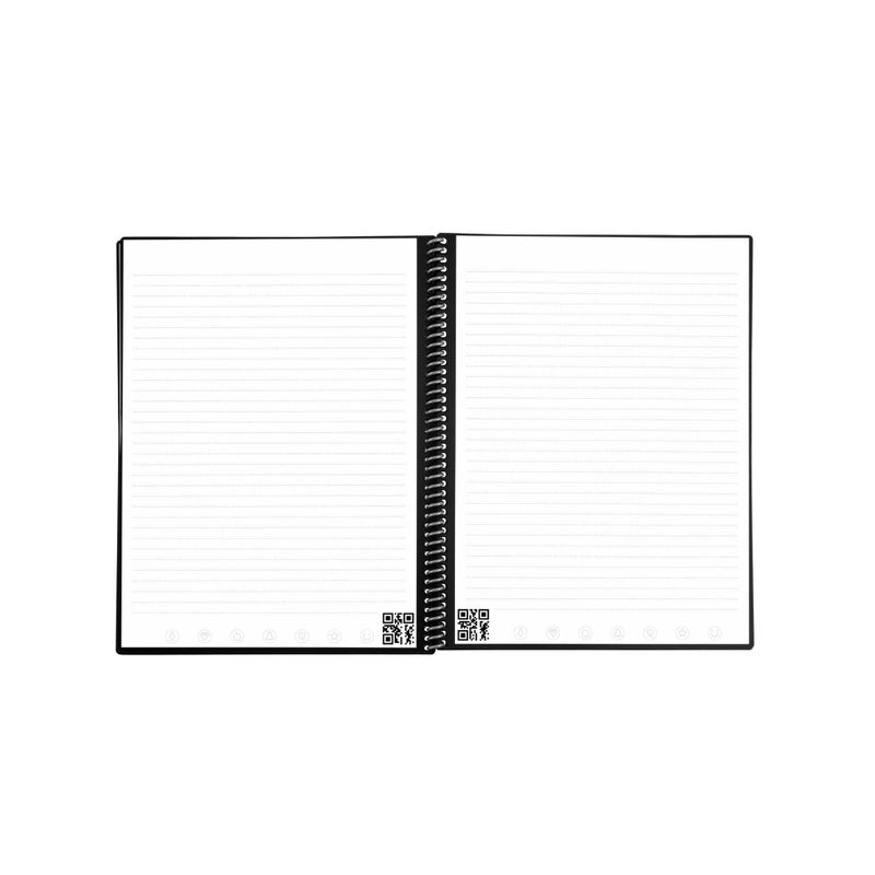 Rocketbook Fusion Reusable Undated Productivity Planner, Letter Size 8.5x11, Black - Goals, Monthly and Weekly Calendar, Daily To-do List, Lined and Dotted Notes Pages - Image 4