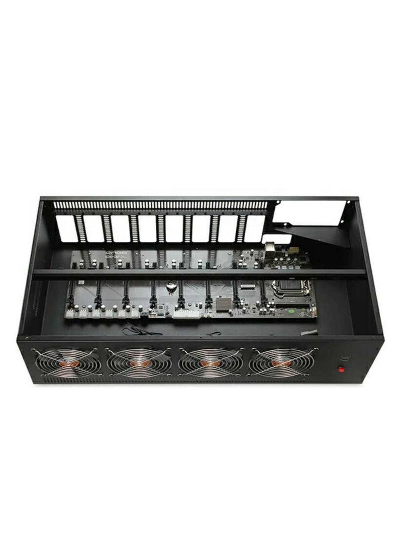 MINEROO 8 GPU Server Mining Rig, Complete ETC Crypto Miner, Including 8GPU Mining Motherboard, 2200W Power Supply, CPU, SSD, RAM (without GPUs)  - Image 2