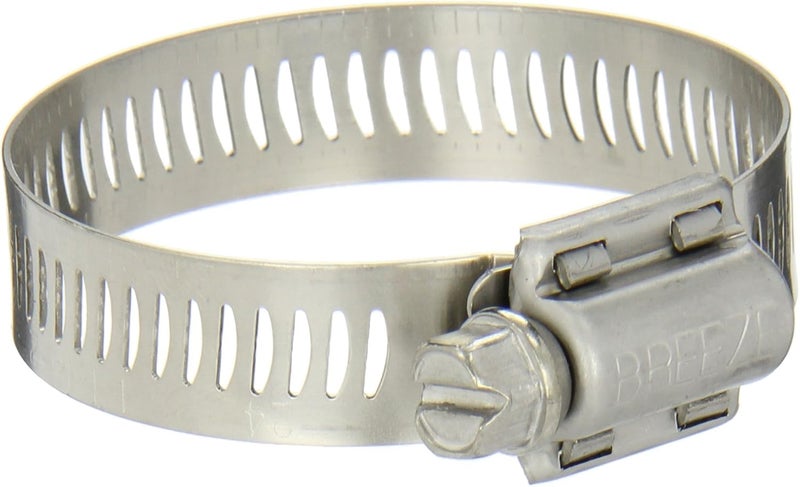 -62028H Power-Seal Stainless Steel Hose Clamp, Worm-Drive, SAE Size 28, 1-5/16" to 2-1/4" Diameter Range, 1/2" Bandwidth (Pack of 10)