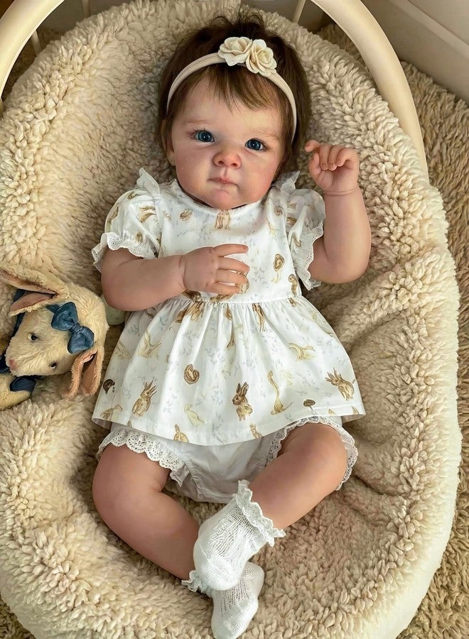 Zero Pam Reborn Baby Dolls Silicone Full Body-18'' Realistic Baby Doll, Full Silicone Babys Doll, Anatomically Correct Girl, Posable Real Life Reborn Dolls for Girls - Image 4
