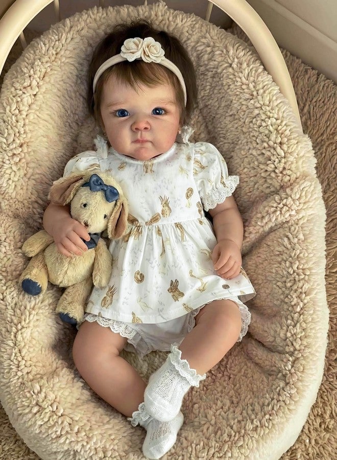 Zero Pam Reborn Baby Dolls Silicone Full Body-18'' Realistic Baby Doll, Full Silicone Babys Doll, Anatomically Correct Girl, Posable Real Life Reborn Dolls for Girls - Image 3