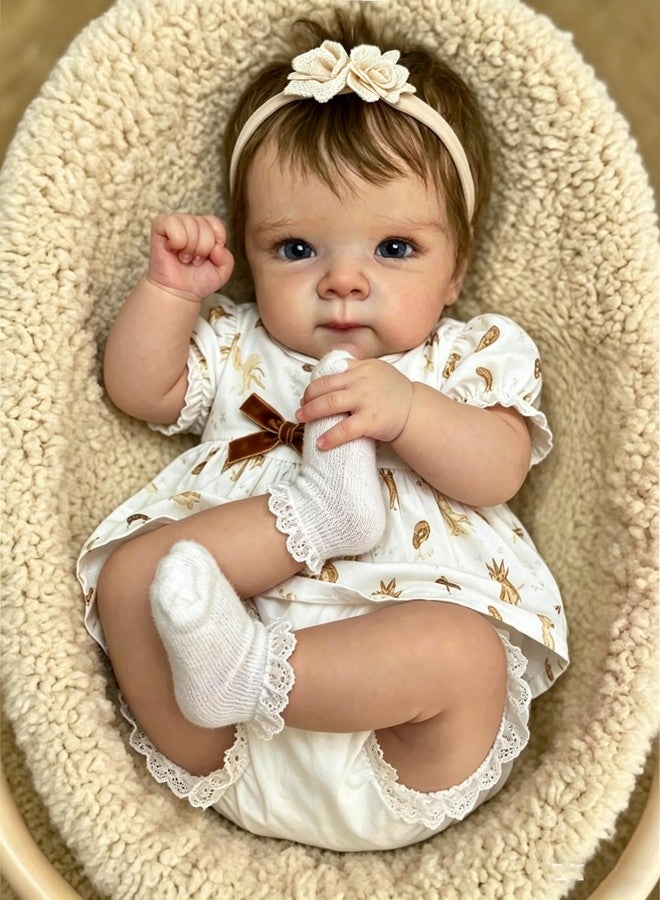 Zero Pam Reborn Baby Dolls Silicone Full Body-18'' Realistic Baby Doll, Full Silicone Babys Doll, Anatomically Correct Girl, Posable Real Life Reborn Dolls for Girls - Image 2