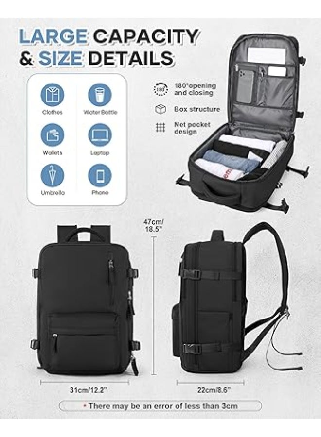 VECAVE Travel Carry on Laptop Backpack, Flight Approved Backpack,Sports College Bag Casual Daypack - Image 4
