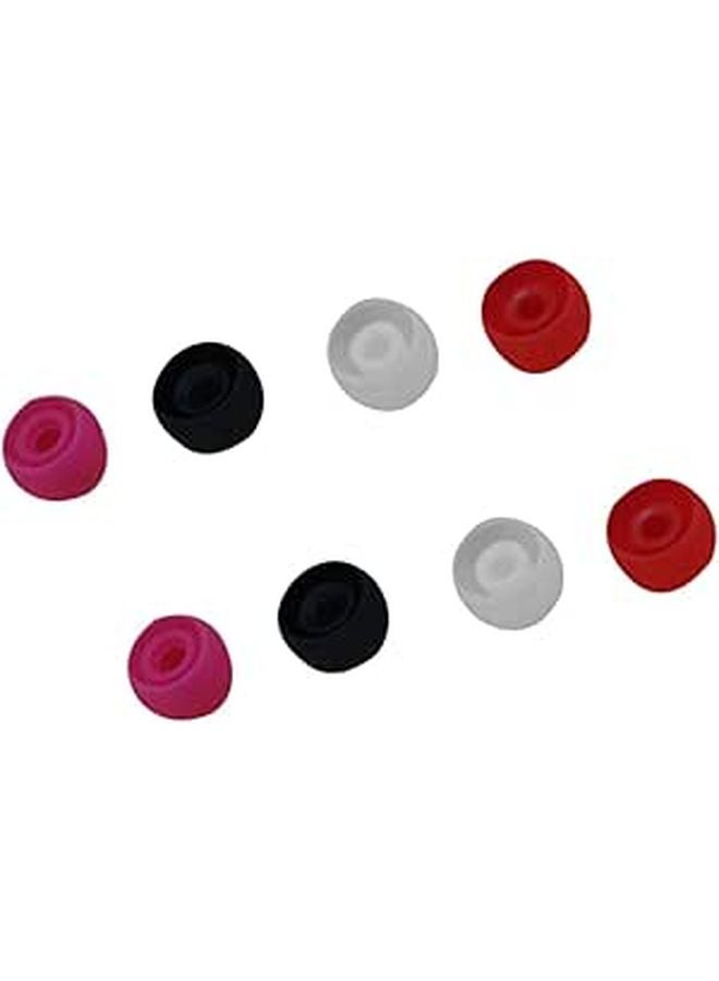 8 Pcs Silicone Earphone Covers Hearing Protection Earmuffs Random Colors - Image 1