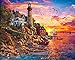 White Mountain Puzzles Lighthouse Sunset 1000 Piece Jigsaw Puzzle - Image 2