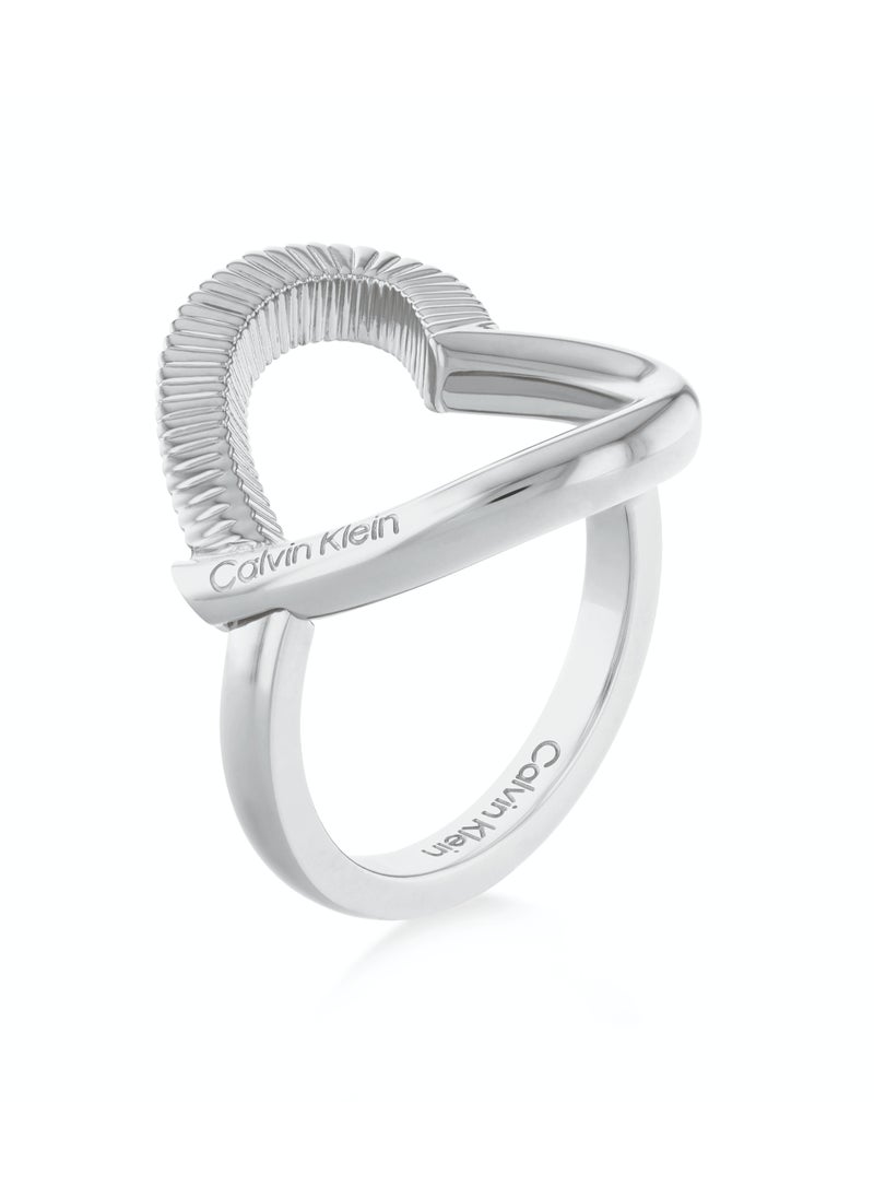 CALVIN KLEIN CALVIN KLEIN JEWELRY MINIMALISTIC HEARTS WOMENS RING - 35000439C  - Image 1