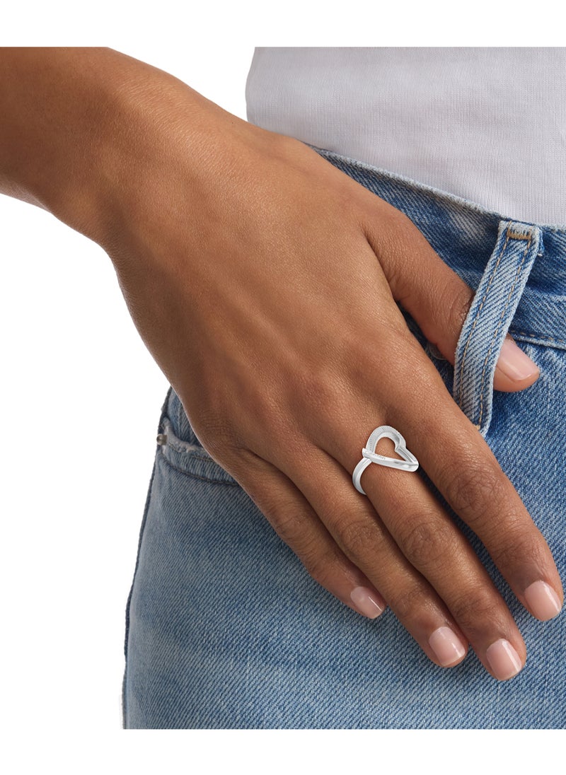 CALVIN KLEIN CALVIN KLEIN JEWELRY MINIMALISTIC HEARTS WOMENS RING - 35000439C  - Image 2