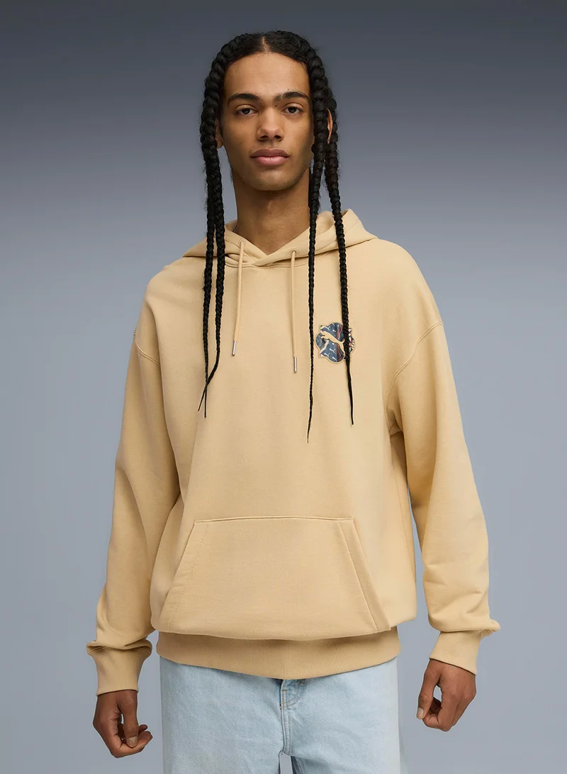 Vintage Prep Relaxed Hoodie